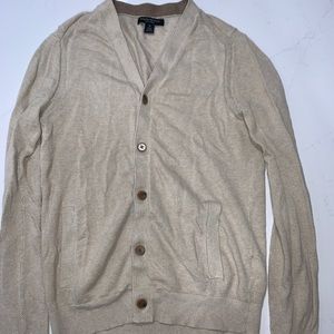 Banana Republic Tan Cardigan Male